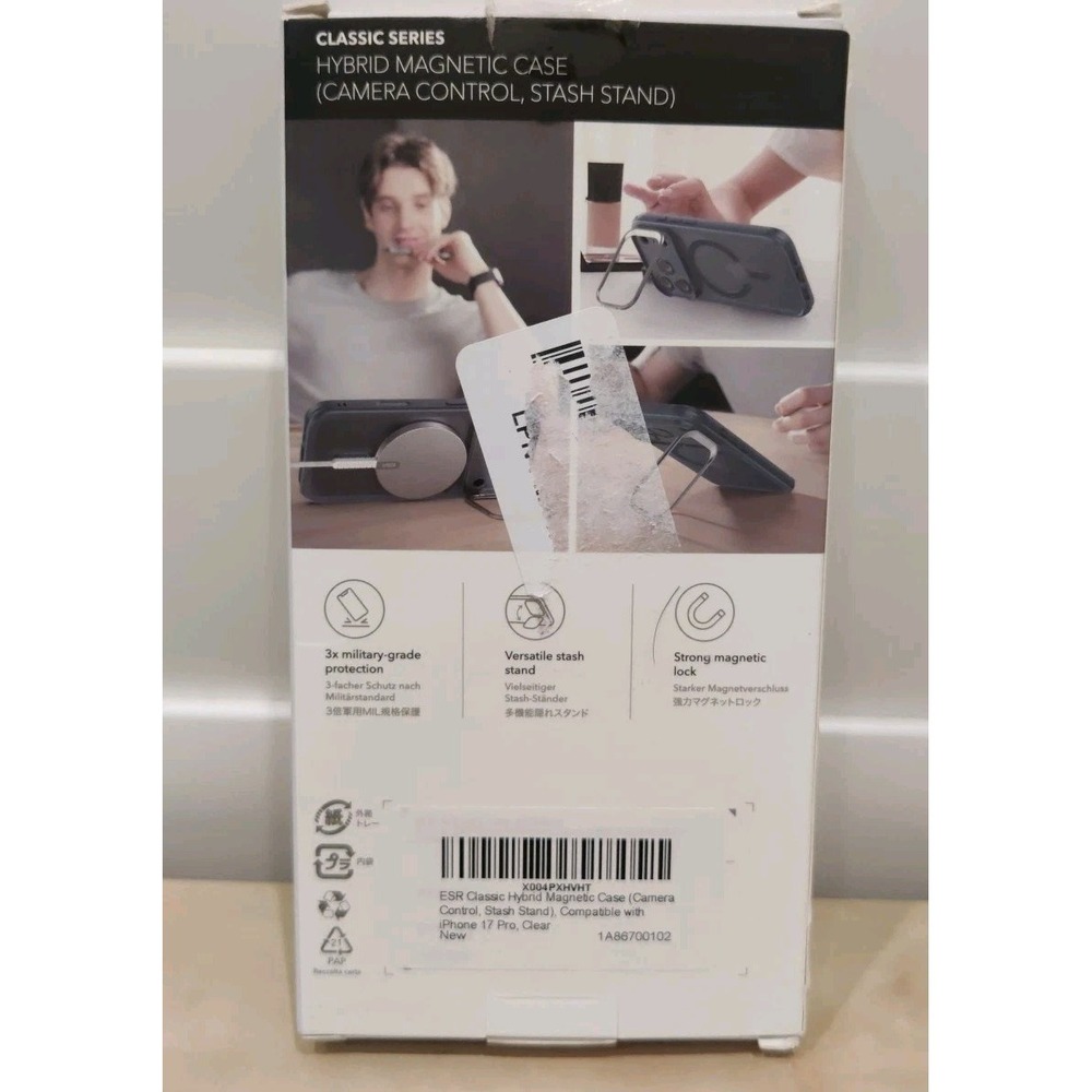 ESR for iPhone 17 Pro Case with Stash Stand, Camera Control Cover Compatible - Picture 2 of 3